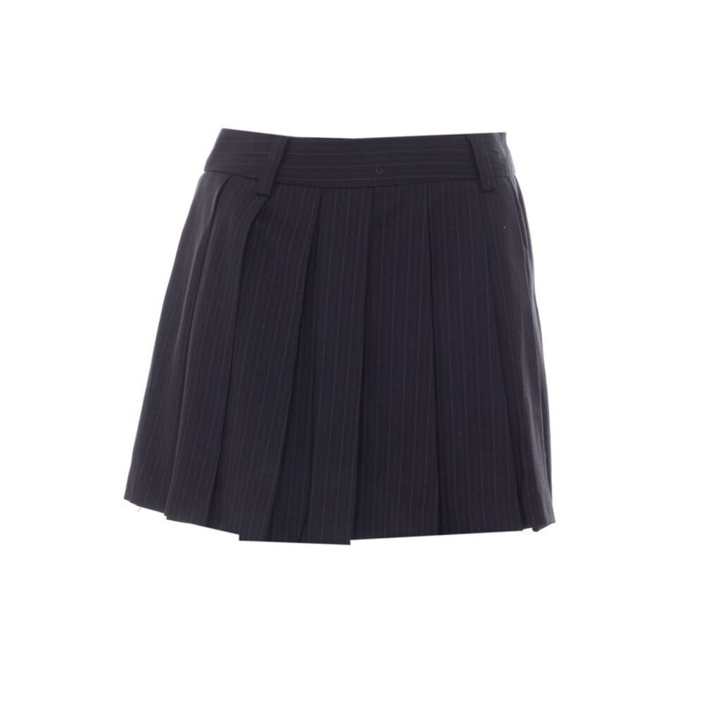 Dunst Women Pleated Mini Striped Skirt